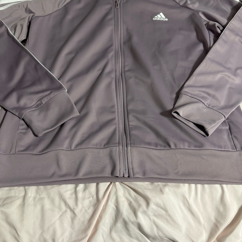 Adidas Purple Track Jacket - Picture 2 of 8